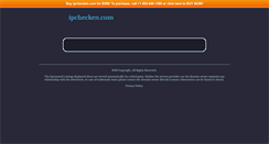 Desktop Screenshot of ipchecken.com